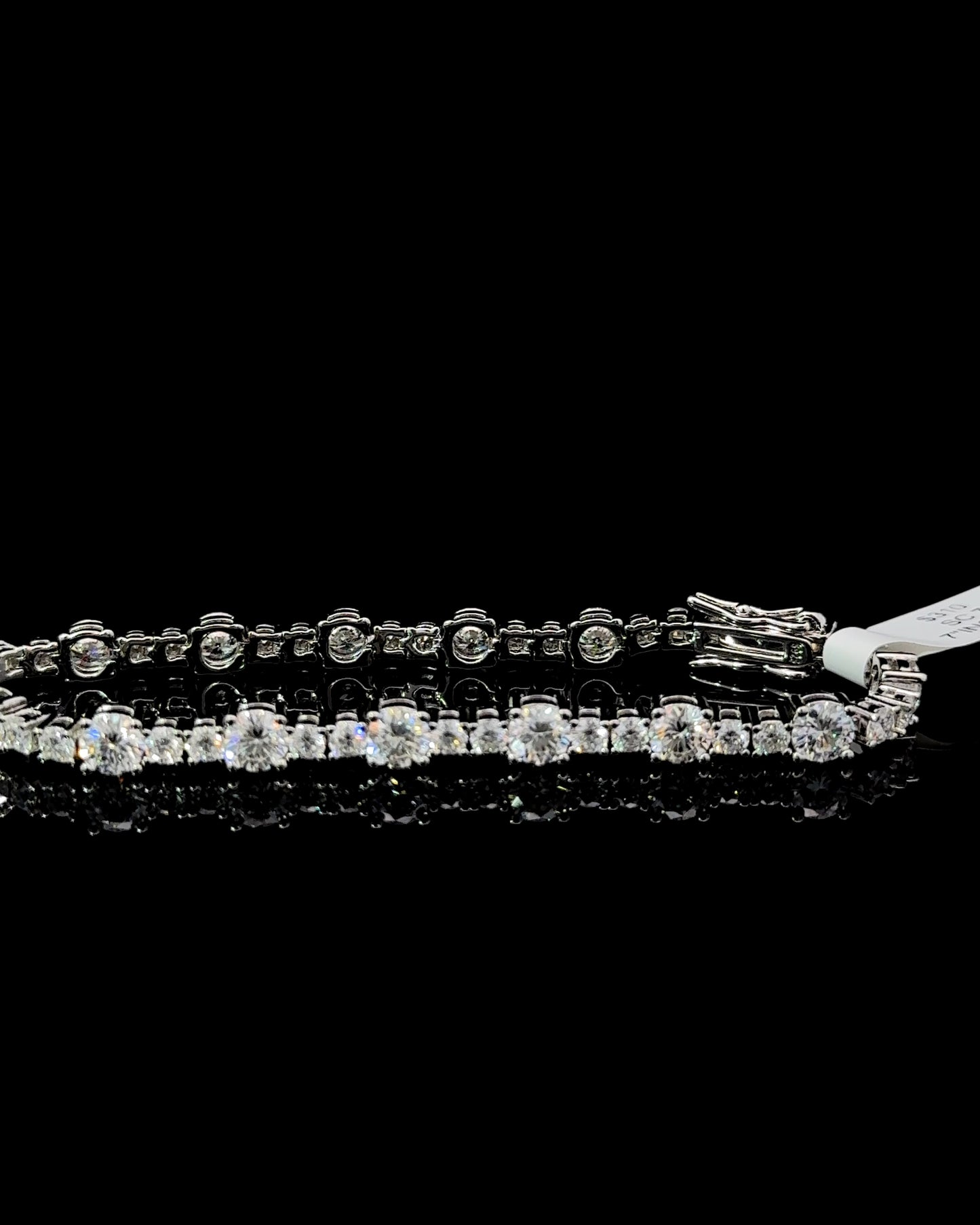 Scattered Moissanite Tennis Bracelet